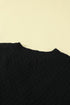 V-Neck Twist Knitted Vest Sweater
